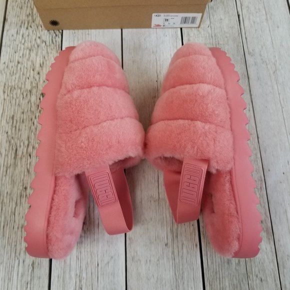 UGG Super Fluff Slipper Size 11 Pink New - Picture 7 of 10